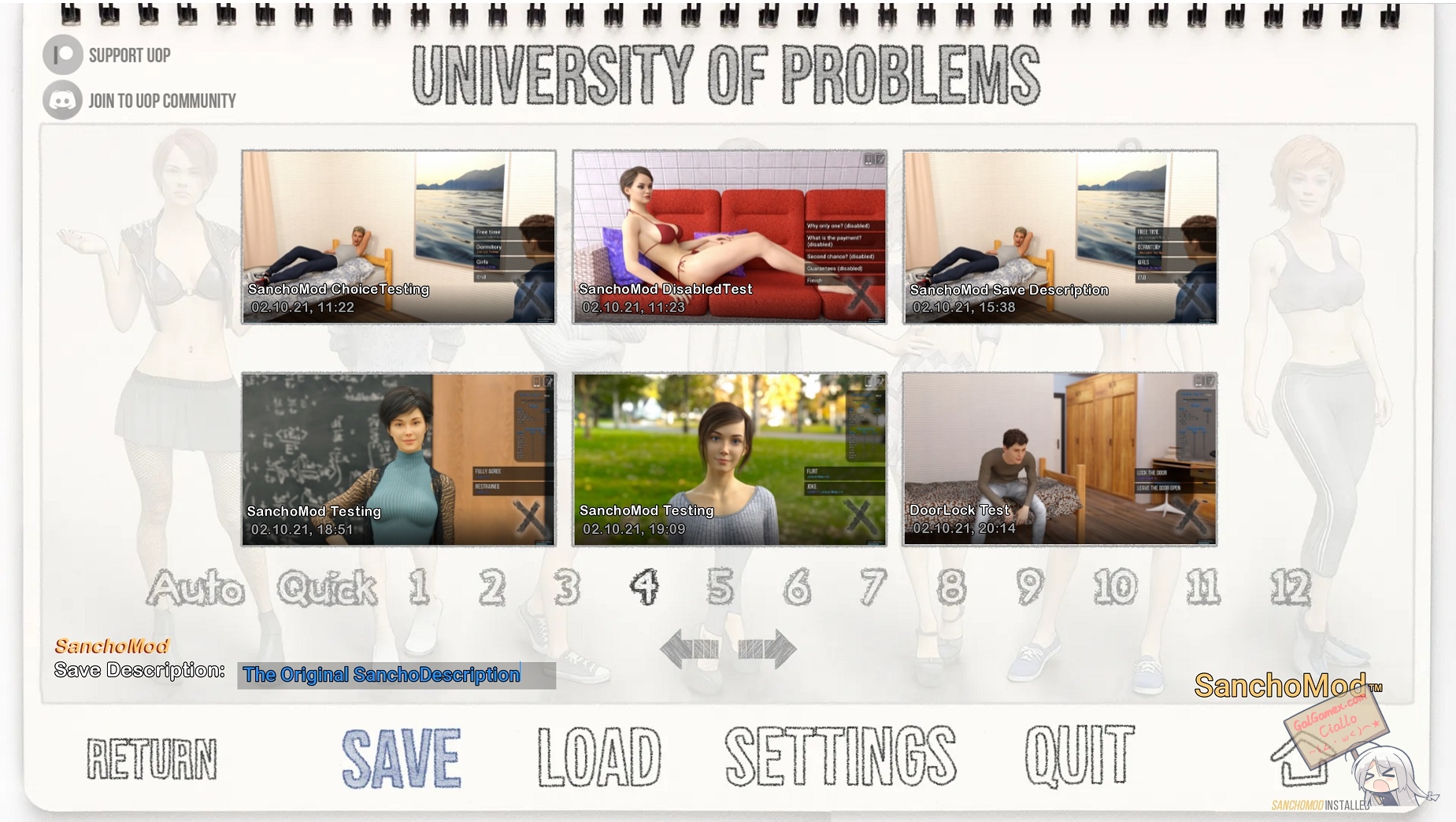 【PC+安卓】【机翻】问题大学 University of Problems -v1.5.5AI汉化版【14G】