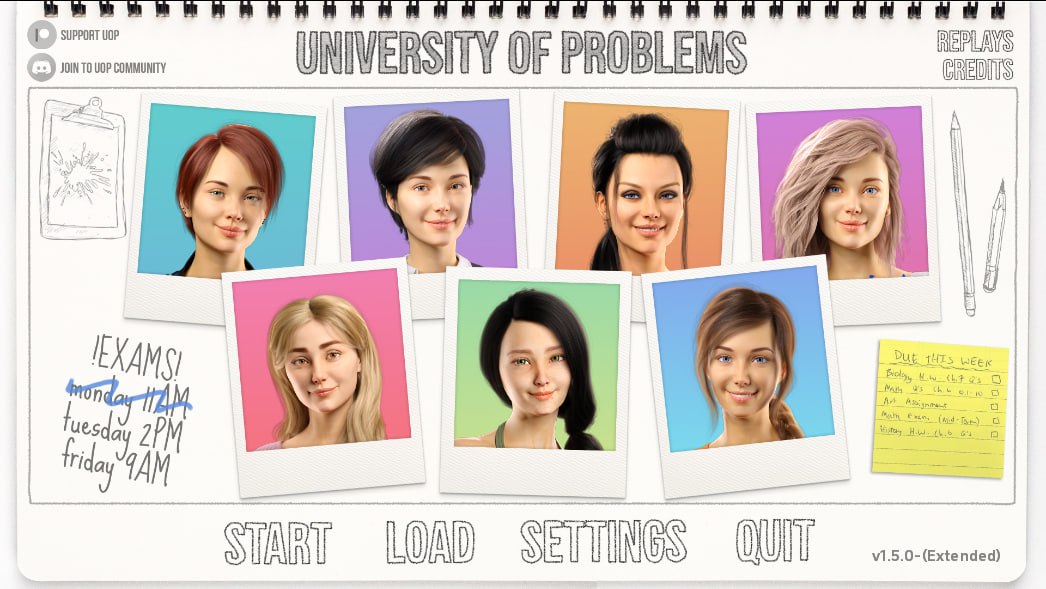 【PC+安卓】【机翻】问题大学 University of Problems -v1.5.5AI汉化版【14G】